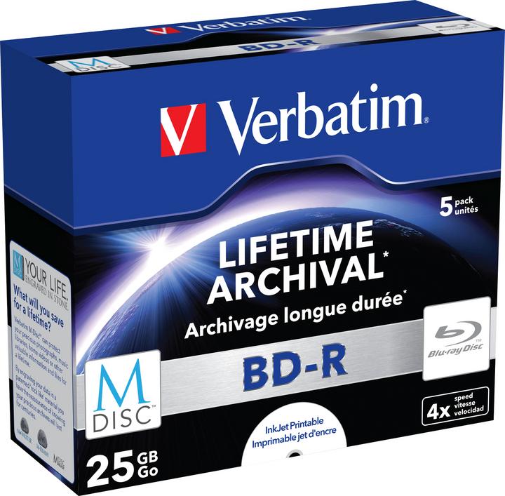 Actual product image Verbatim Bd-R (5 x)