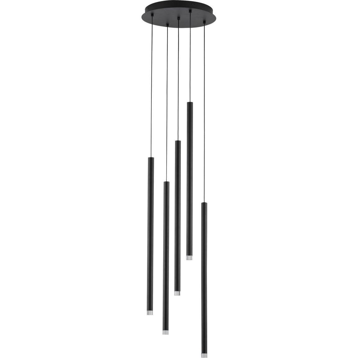 Thumbnail - Nova Luce, Pendelleuchte, DANDIA LED Pendelleuchte Schwarz 27W Warmweiss 150x35,5cm 9540203