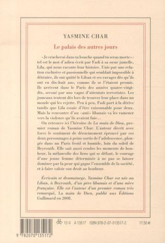Produktbild Le palais des autres jours (Französisch, Char Yasmine, 2012)