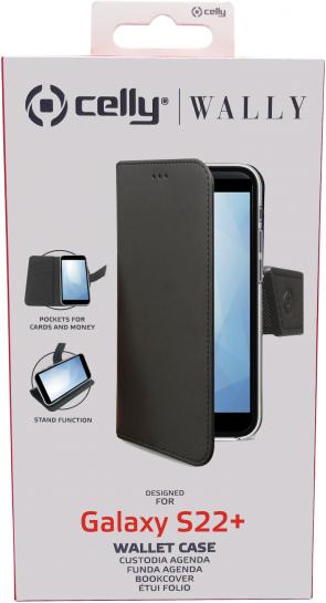 Image du produit Celly Wally case Samsung GALAXY S22 PLUS Noir (Black) (Samsung Galaxy S22+, Samsung Galaxy S22+ 5G)
