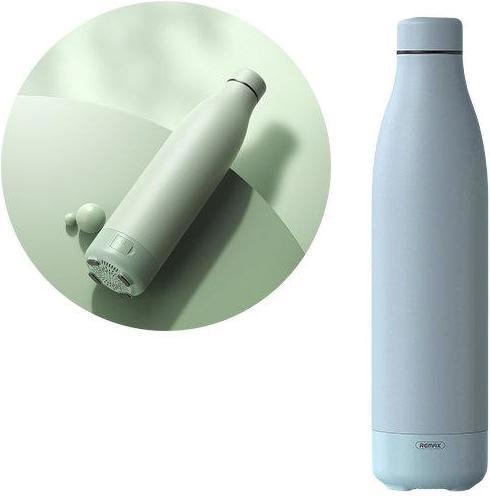 Actual product image Remax Wireless Bluetooth 5.0 Speaker with Thermos, 500 ml Blue Cup (RB-M5) (5 h)