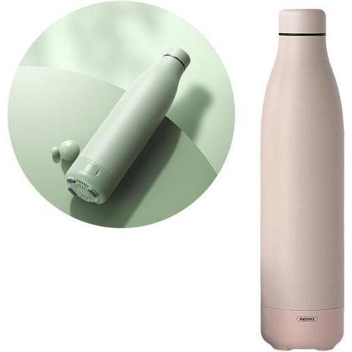 Thumbnail - Remax Wireless Bluetooth 5.0 Speaker with Thermos, 500 ml Pink Cup (RB-M5) (5 h, Akkubetrieb), Bluetooth Lautsprecher, R...