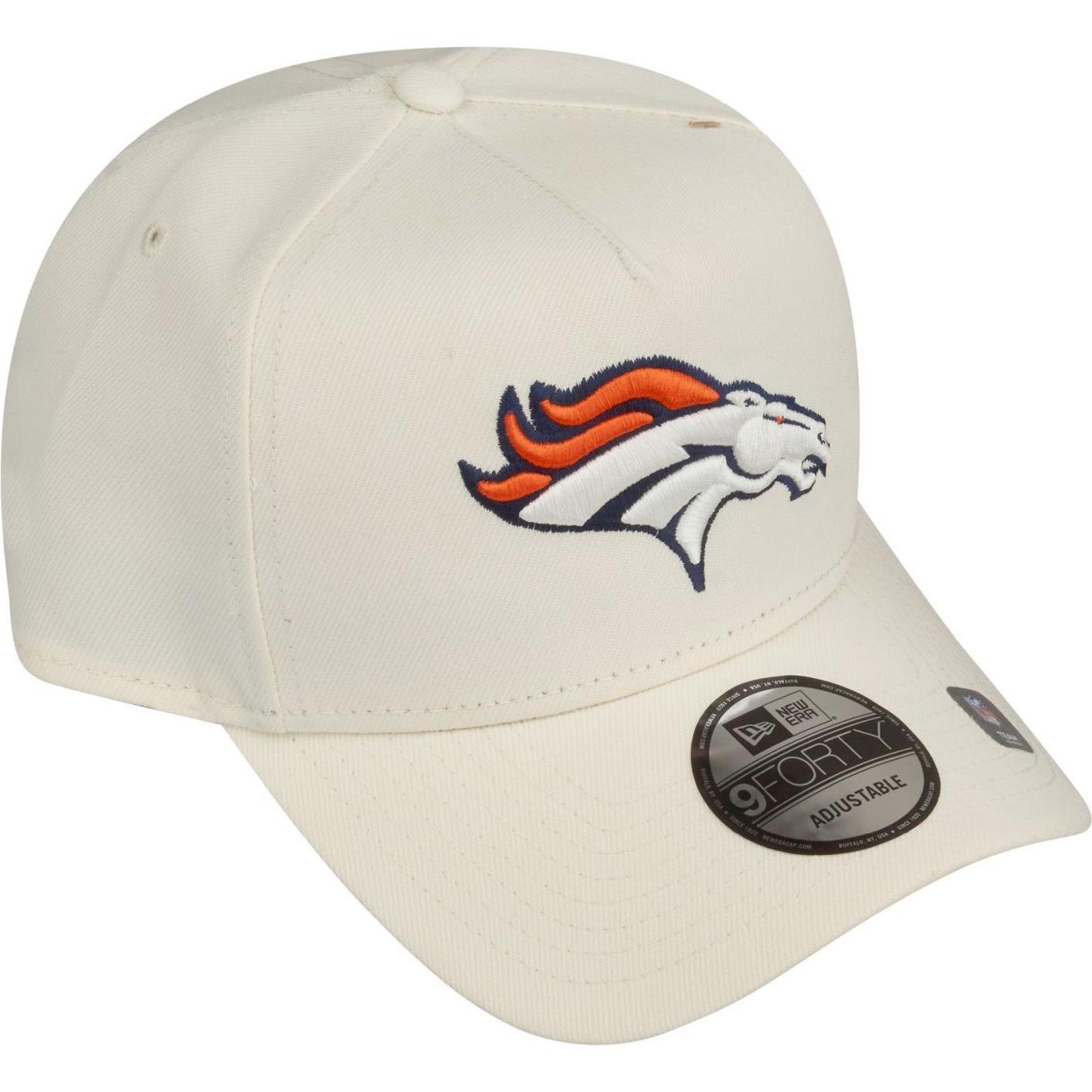 Thumbnail - New Era, Herren, Cap, 9Forty A-Frame Cap - Denver Broncos chrome white, Beige, (One Size)