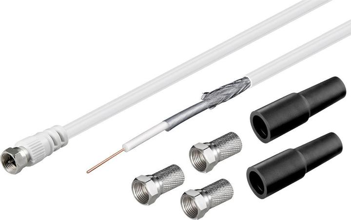 Goobay 00 dB coaxial antenna cable set (100 dB, Antenna cable)