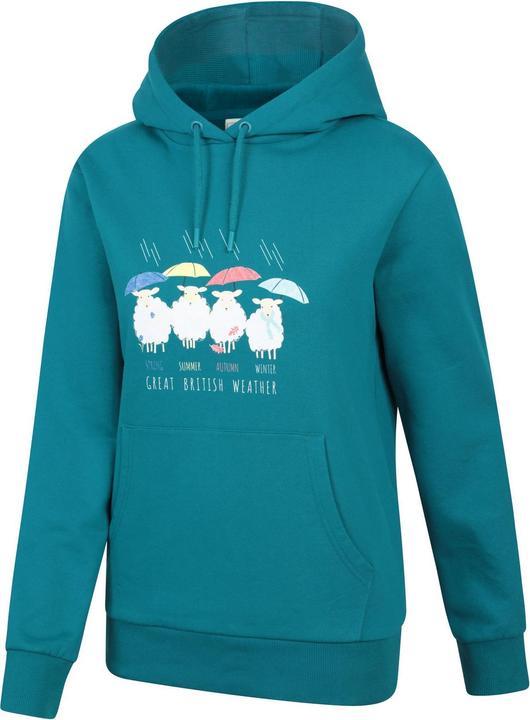 Immagine prodotto Mountain Warehouse Great British Weather Felpa con Cappuccio Regolare Donna (36 D)