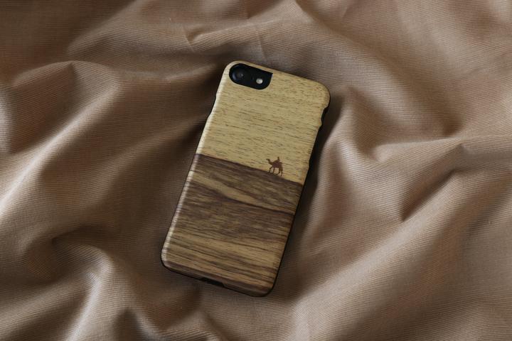 Produktbild Man.Wand &WOOD case for iPhone 7/8 terra juodas (Apple iPhone 7, Apple iPhone 8)