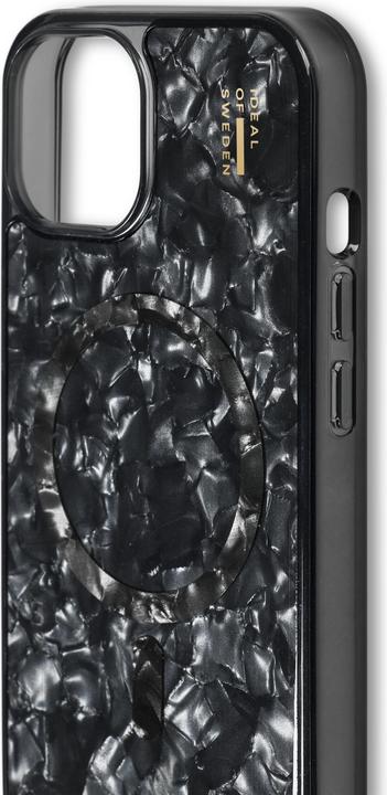 Actual product image iDeal Of Sweden Magsafe Designer Hard-Cover Pearlised Black (Apple iPhone 13, Apple iPhone 14, Apple iPhone 15, Apple iPhone 16e)