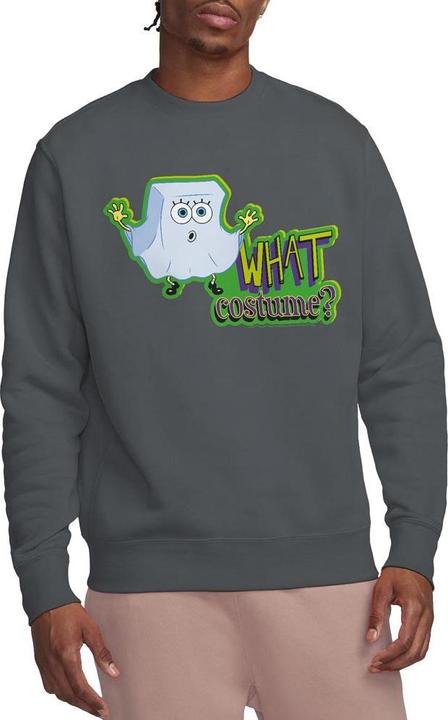 Actual product image Spongebob Squarepants Unisex Adult What Costume? Sweatshirt (M)