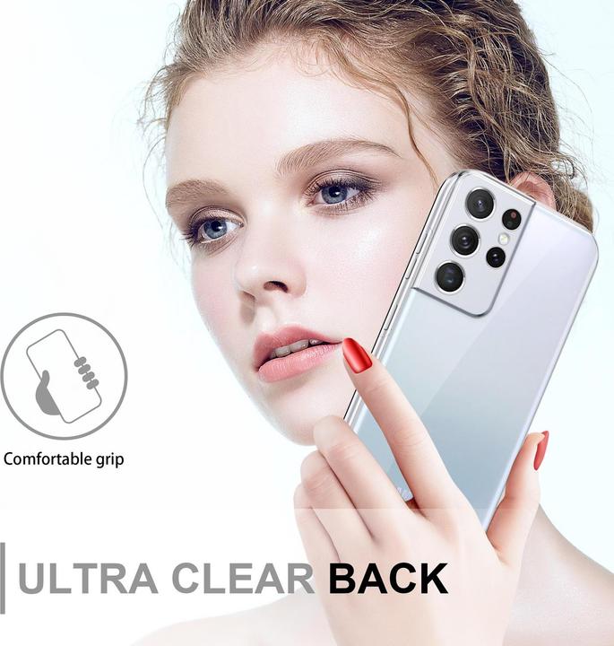 Produktbild Cadorabo TPU 360 Grad Case Cover (Samsung Galaxy S21 Ultra)