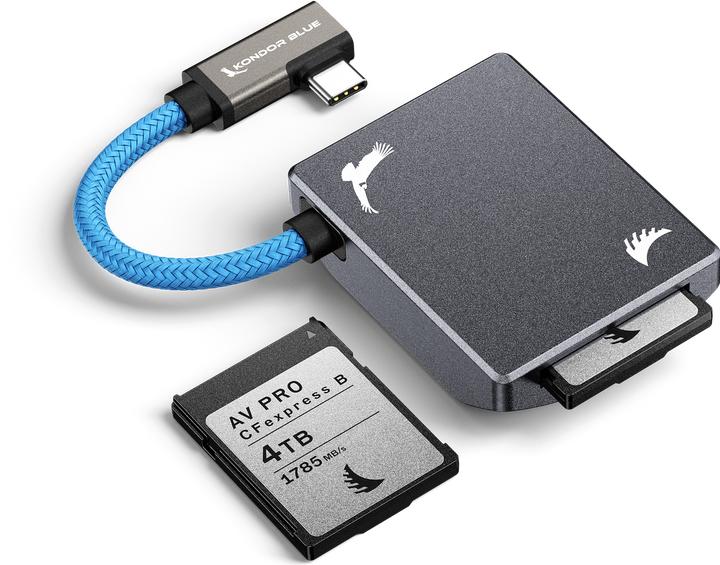 Actual product image Kondor Blue Recording Module for MagSafe iPhone 15 by Angelbird and (CFexpress Type B) (