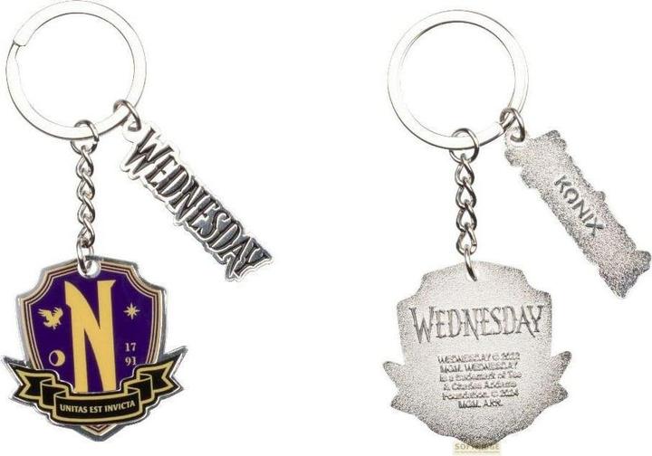 Immagine prodotto Konix Portachiavi del mercoledì Nevermore