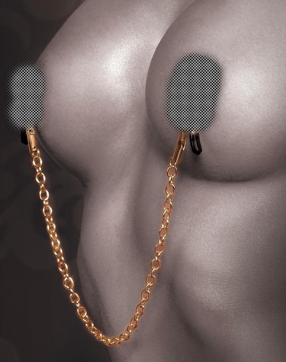 Actual product image Pipedream Nipple Chain Clamps