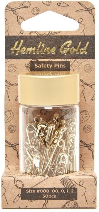 Immagine prodotto Hemline Gold Spille di sicurezza