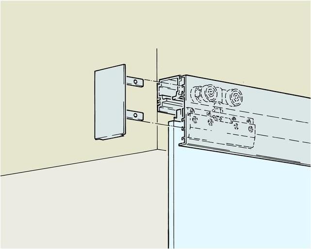 Actual product image HAWA Sliding door fittings -PORTA 100 G