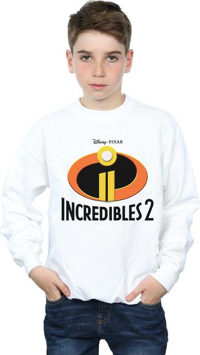 Actual product image Disney Boys Incredibles 2 Emblem Logo Sweatshirt (116)