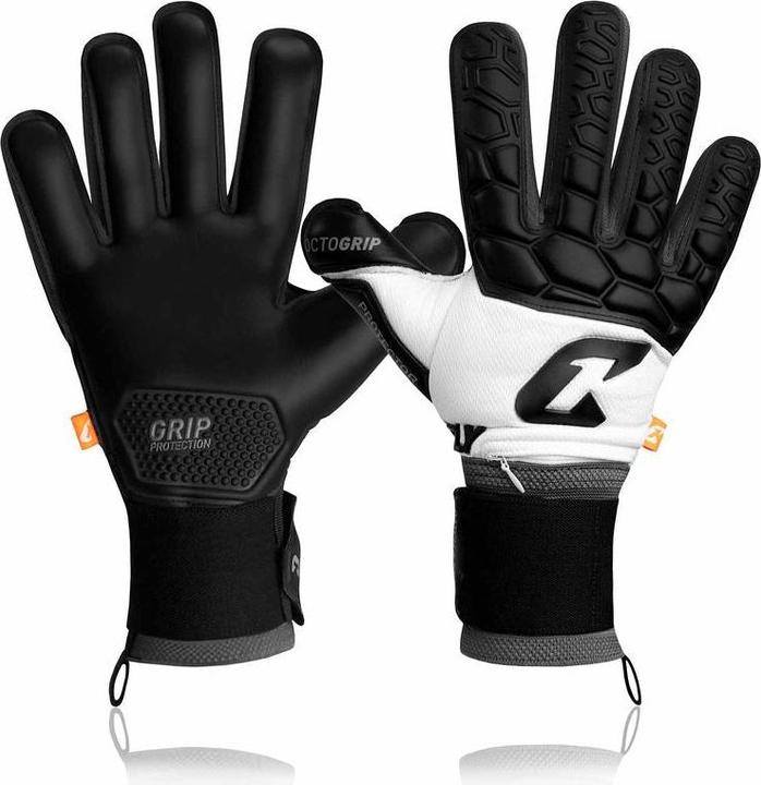 Produktbild Catch & Keep Fussballhandschuhe Fly Protect Gr. 9 Weiss Torwart Keeper Goalie Handschuhe (9)