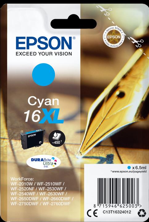 Immagine prodotto Epson 16XL DuraBrite Ultra (C)