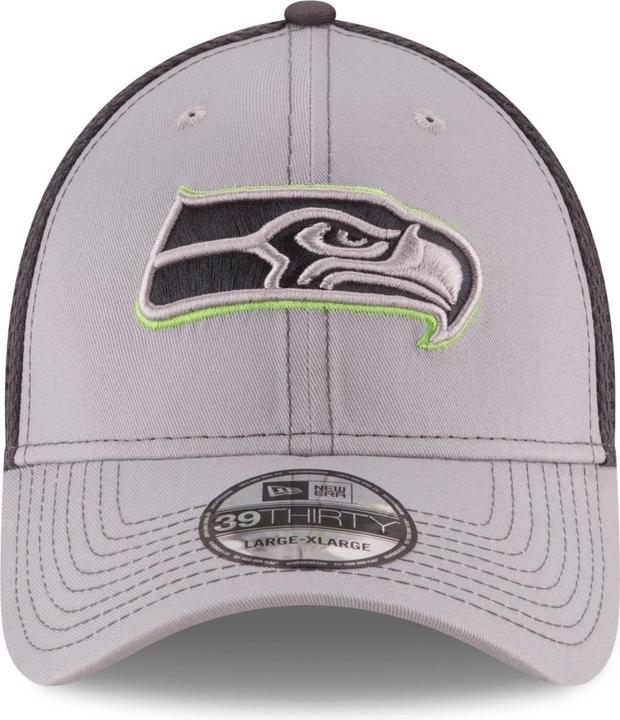 Actual product image New Era 39Thirty Stretch Mesh Cap - Seattle Seahawks - S/M (S/M)