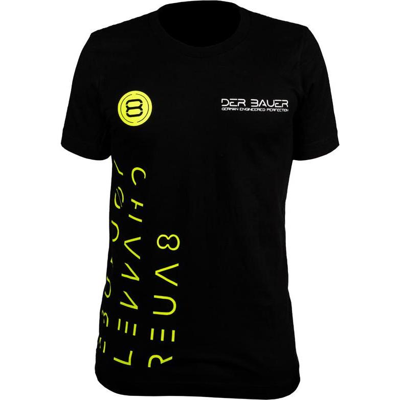 Der8auer, Herren, Shirt, T-Shirt YT-Design (S), Schwarz, (S)