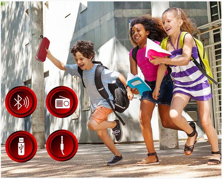 Image du produit Tellur Enceinte Bluetooth Loop 10W noir (5 h, Fonctionnement sur batterie)