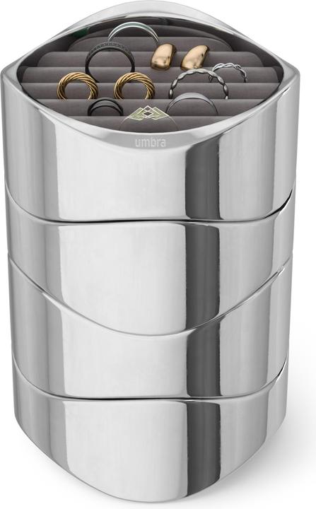 Image du produit Umbra Boîte à bijoux Mavy 11 cm, argent