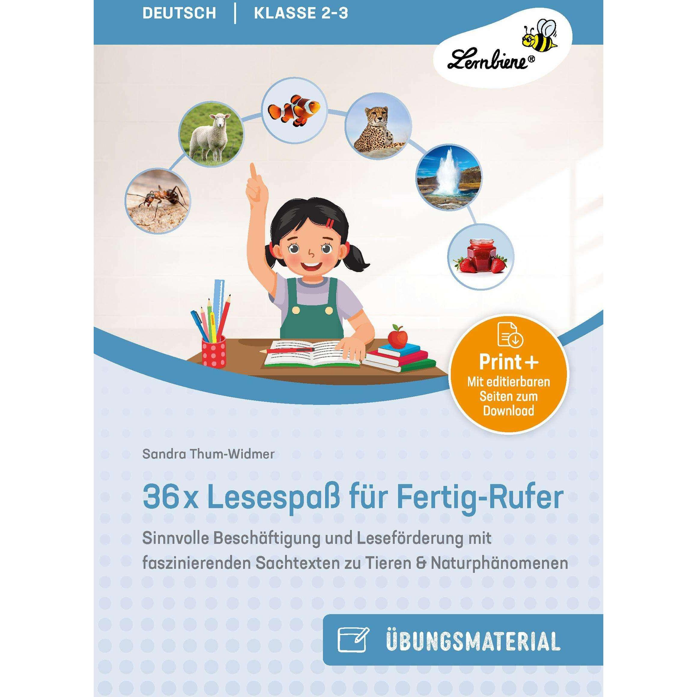 Thumbnail - 36x Lesespass für Fertig-Rufer (2.u.3.Kl, Schulbücher von Sandra Thum-Widmer