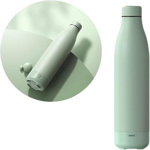 Actual product image Remax Bluetooth Wireless Speaker with Thermos, 500 ml Green Cup (RB-M5) (5 h)
