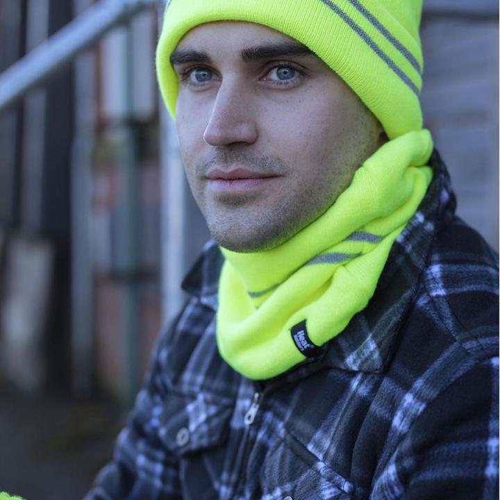 Image du produit Heat Holders Hi Vis Mütze Halswärmer und Handschuhe Set fur Winter (M/L)