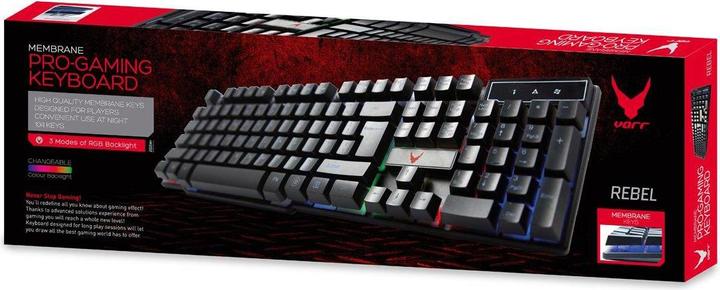 Produktbild Varr Gaming keyboard VRGBK7023Bl (Kabelgebunden)