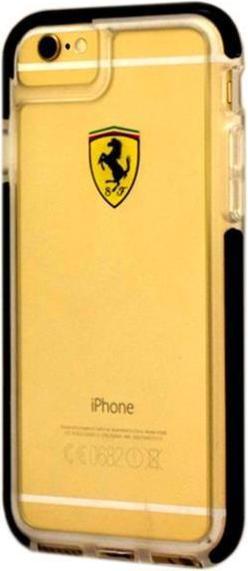 Produktbild Ferrari hard case FEGLHCP7BK iPhone 7/8 SE2020 shockproof transparent black (Apple iPhone 7, Apple iPhone 8, Apple iPhone SE)