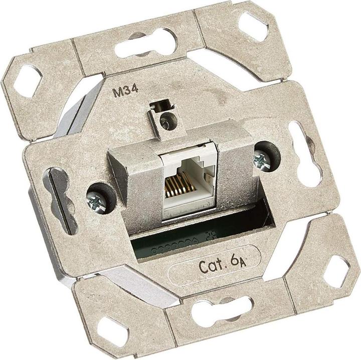 Actual product image Gira Network socket 6A 1-gang with LSA-plus connection technology