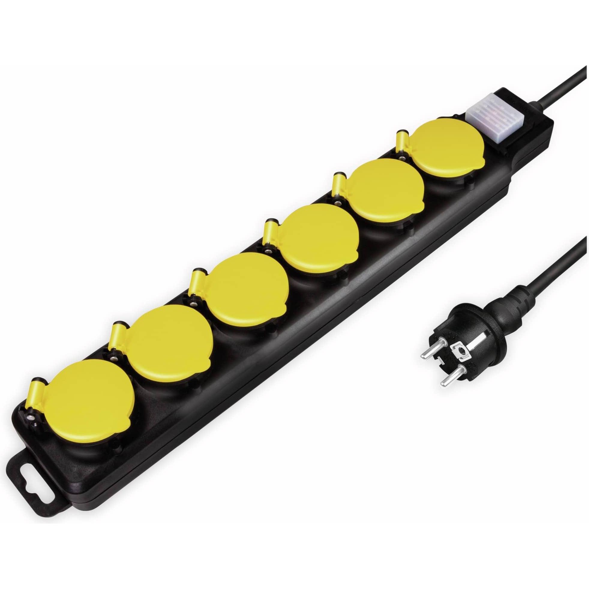 LogiLink, Steckdosenleiste, 6x CEE 7/3 max (6 x, CEE 7/3, 1.50 m)