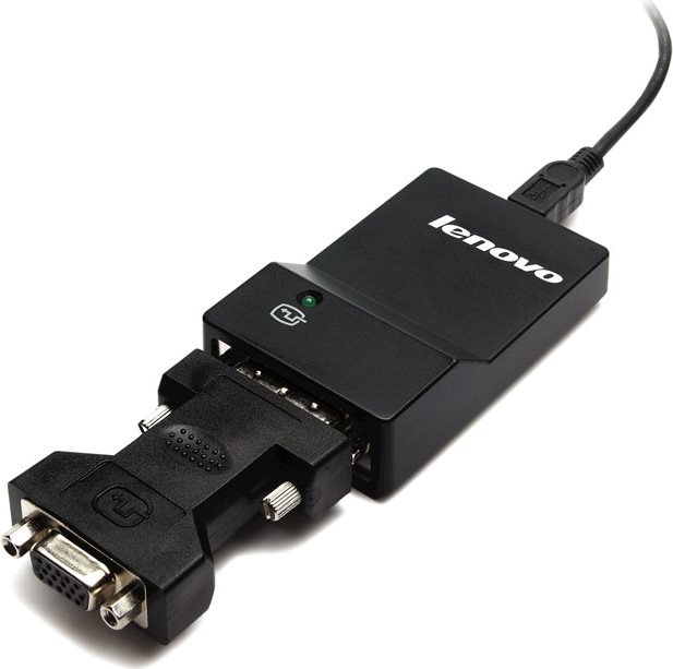 Produktbild Lenovo USB 3.0 zu (DVI, VGA, 8 cm)