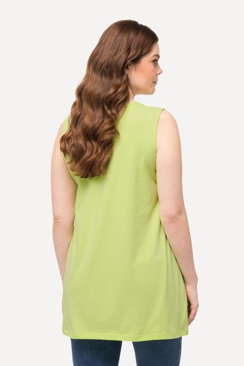 Immagine prodotto Ulla Popken Top dal taglio lungo e smanicato con vestibilità classica e scollo rettangolare (54)