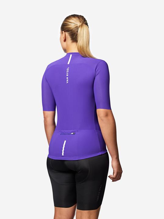 Actual product image Van rysel Unisex Summer Road Cycling Short-Sleeved Jersey Racer 2 - Purple (S)