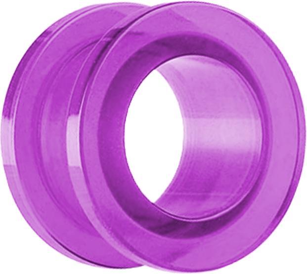 Produktbild Star Piercing Flesh Tunnel violett (Kunststoff, ohne Messing)