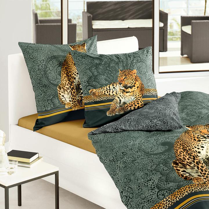 Actual product image Traumschlaf leopard (Bedding set, 155 x 220 cm, 80 x 80 cm)