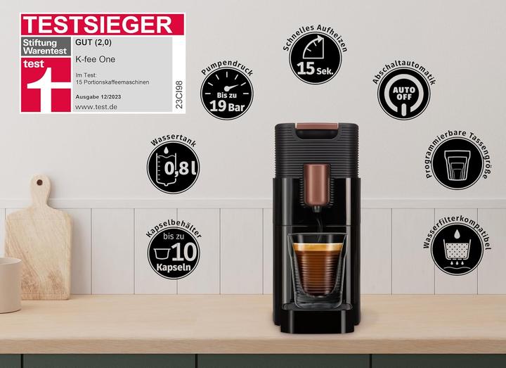 Actual product image K-fee One coffee capsule machine