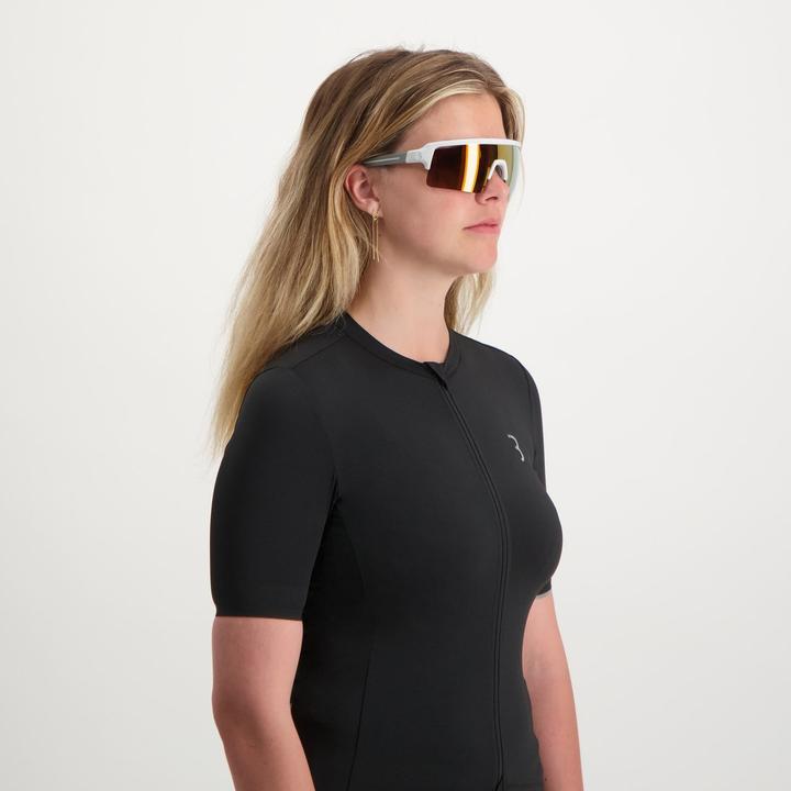 Image du produit BBB Lunettes de vélo Fuse PC BSG-65 (Fumée noire, matt white-orange blue mirr, émanations, Jaune, Lucide)