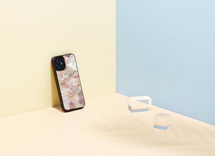 Produktbild Ikins case for Apple iPhone 12 mini pink marble (Apple iPhone 12 mini)