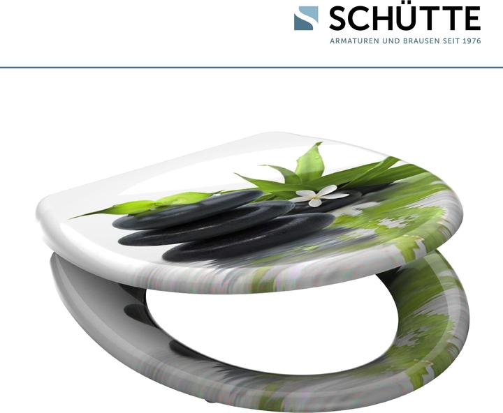 Produktbild Schütte WC Sitz Duroplast WC-Sitz JASMIN Absenkautomatik Schnellverschluss Quick Release 82367 Steine
