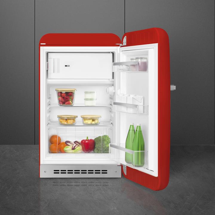 Produktbild Smeg FAB10RRD6 Kühlschrank Rechtsanschlag Rot 50's Style, 2025 Modell, EEK: D (122 l)