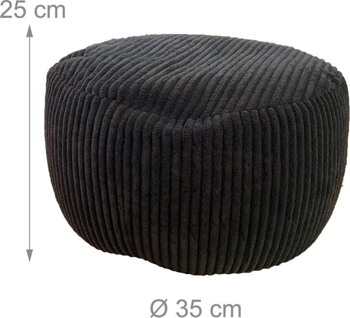 Produktbild Relaxdays Cord-Pouf