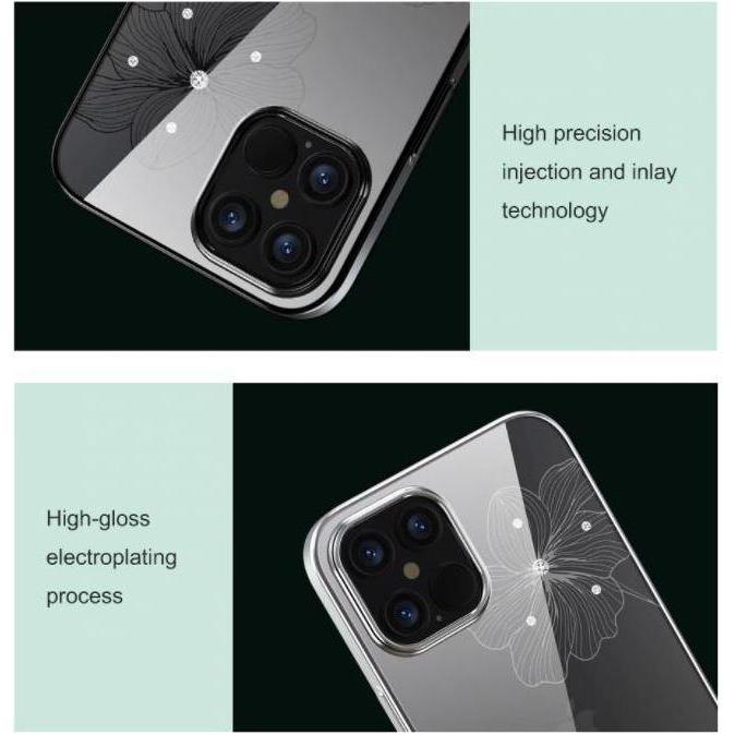 Thumbnail - Devia Crystal Flora case iPhone 12 Pro Max blue (Apple iPhone 12 Pro Max), Smartphone Hülle, Blau