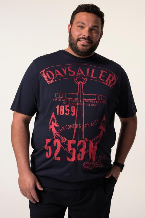 Produktbild Men+ T-Shirt, Halbarm, Bauchfit, Print, Rundhals (XXL)