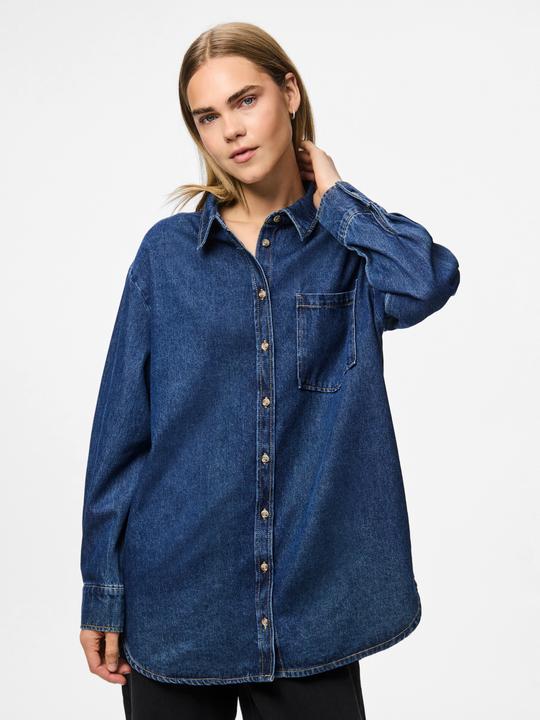 Produktbild Pieces Pcmaisie Ls Denim Shirt Noos Bc (M)