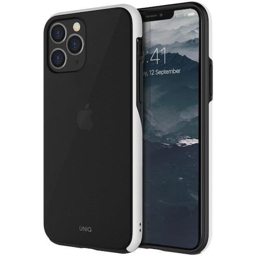 Uniq Unique case Vesto Hue iPhone 11 Pro white (Apple iPhone 11 Pro), Smartphone Hülle, Schwarz