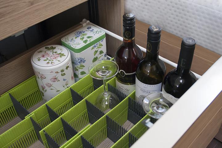 Produktbild Purvario Stauleisten 100 MAXXI 8-teilig, Limonengrün/Anthrazi