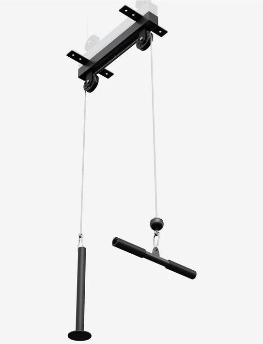Actual product image Gorilla Sports lat pull-down device for ceiling mounting
