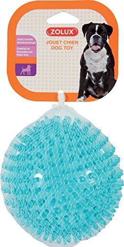Produktbild Zolux Toy TPR Pop ball with spikes 13 cm turquoise (Ballspielzeug Hund)
